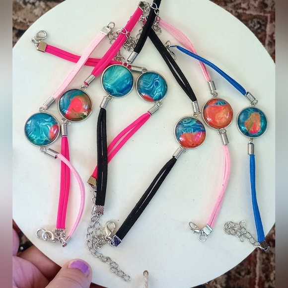 🄷🄰🄽🄳🄼🄰🄳🄴 🄵🄻🅄🄸🄳 🄰🅁🅃 🄱🅁🄰🄲🄴🄻🄴🅃 - Picture 3 of 6